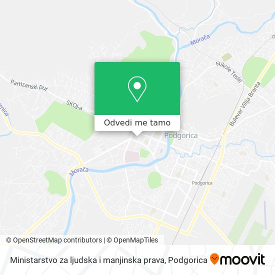 Ministarstvo za ljudska i manjinska prava mapa