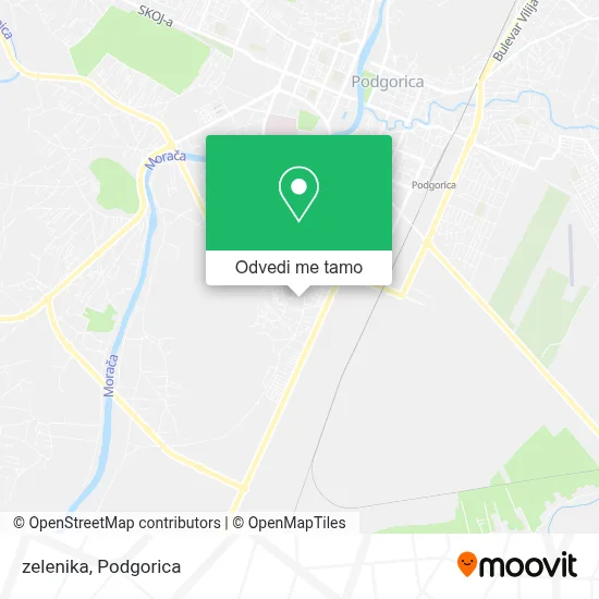zelenika mapa