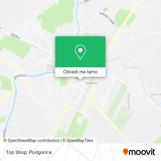 Top Shop mapa