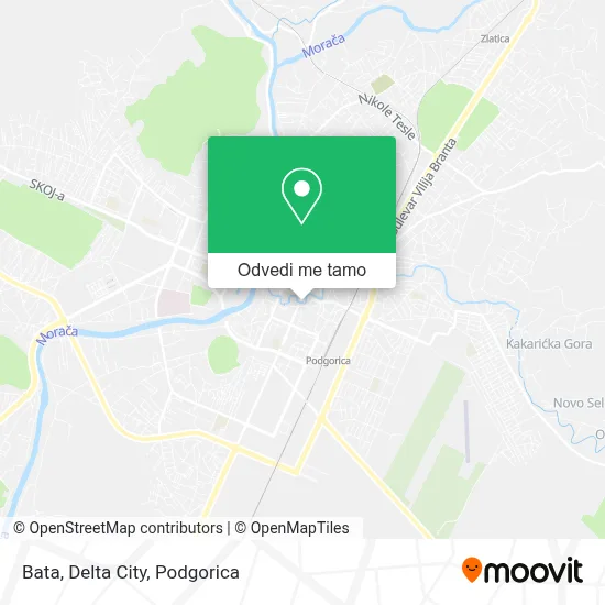 Bata, Delta City mapa