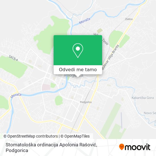 Stomatološka ordinacija Apolonia Rašović mapa
