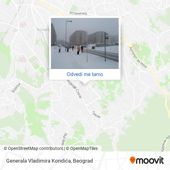 Generala Vladimira Kondića mapa