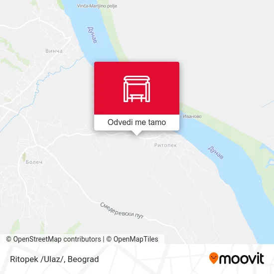 Ritopek /Ulaz/ mapa