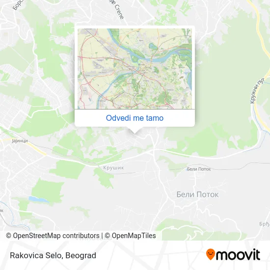 Rakovica Selo mapa