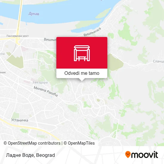 Ладне Воде mapa