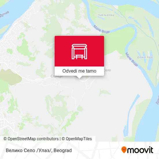 Велико Село /Улаз/ mapa