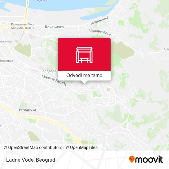 Ladne Vode mapa