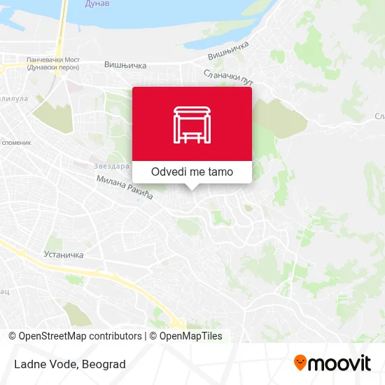Ladne Vode mapa