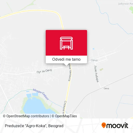 Preduzeće "Agro-Koka" mapa