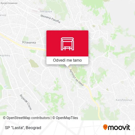 SP "Lasta" mapa