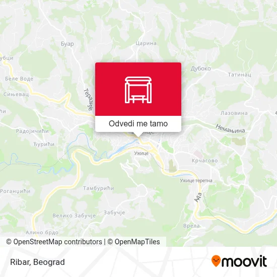 Ribar mapa