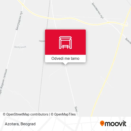 Azotara mapa