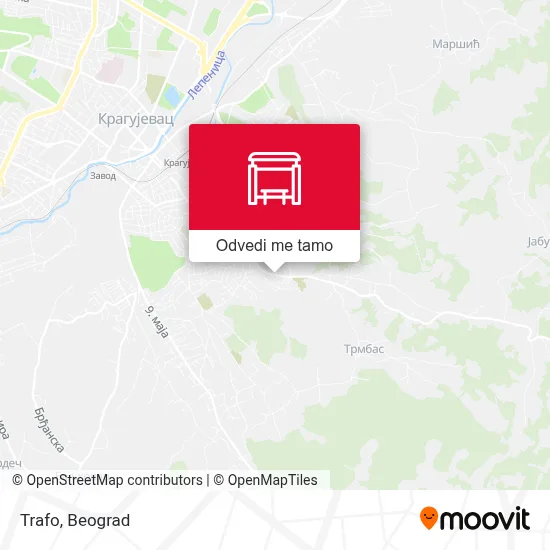 Trafo mapa