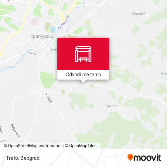 Trafo mapa