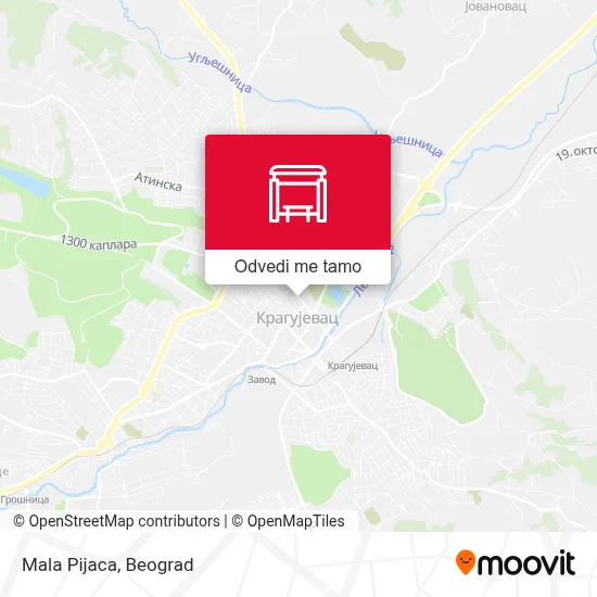 Mala Pijaca mapa