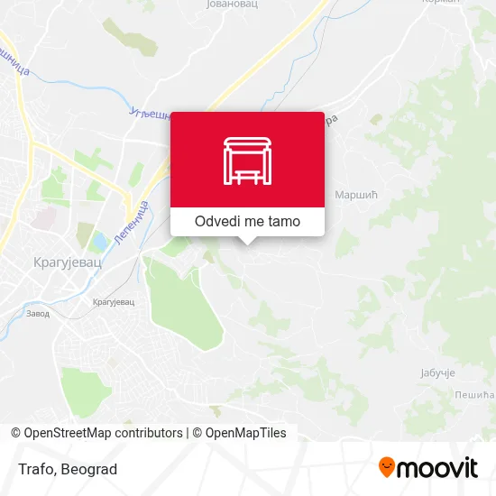 Trafo mapa