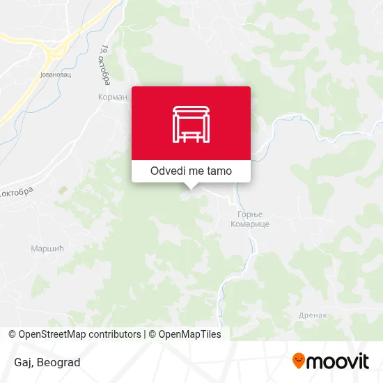 Gaj mapa