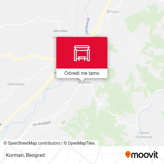 Korman mapa