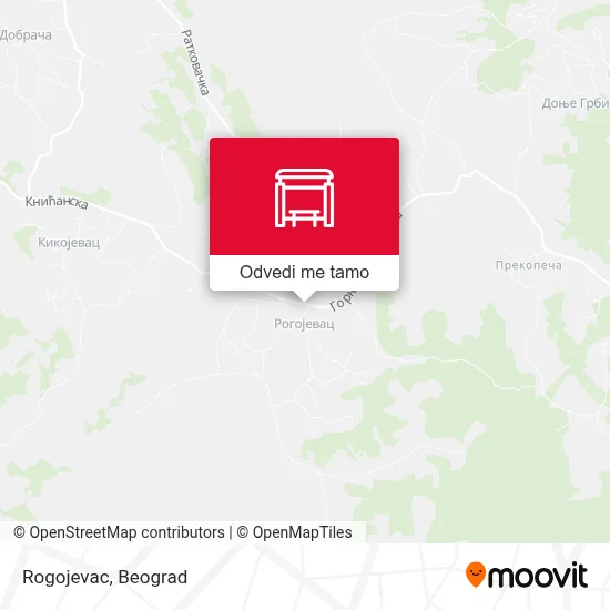 Rogojevac mapa