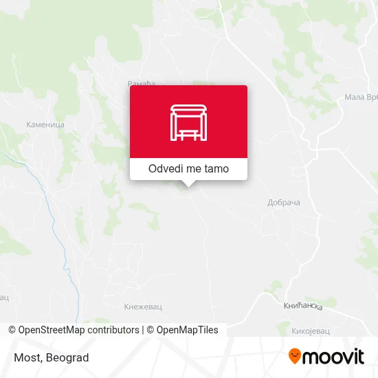 Most mapa