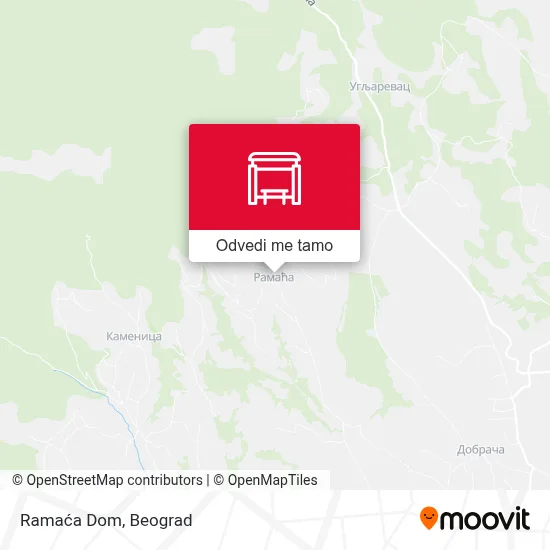Ramaća Dom mapa
