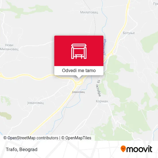 Trafo mapa
