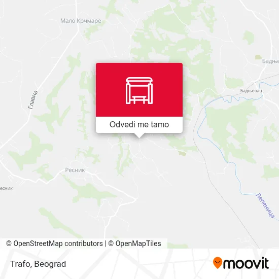 Trafo mapa