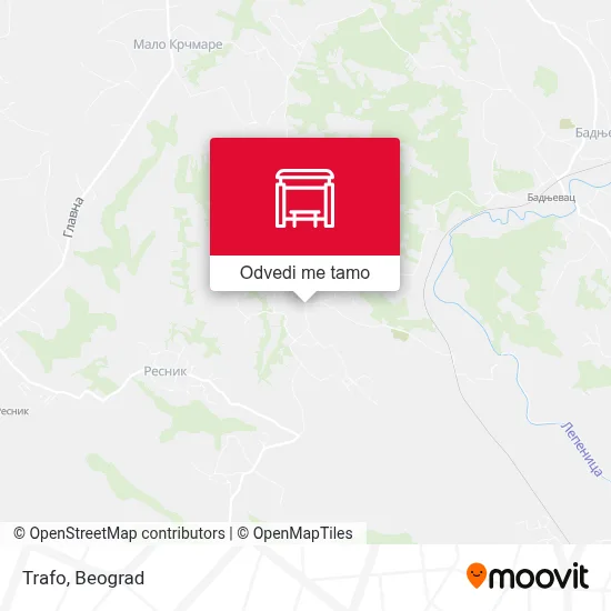 Trafo mapa
