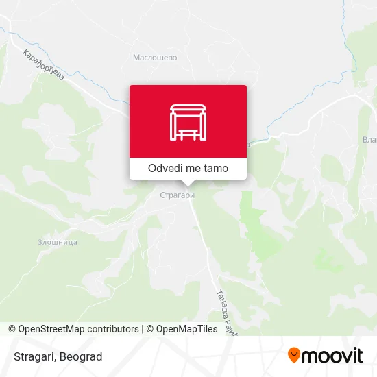 Stragari mapa