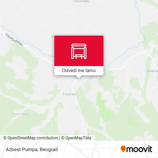 Azbest Pumpa mapa