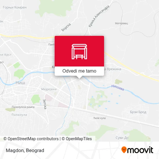 Magdon mapa