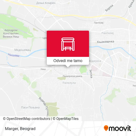 Marger mapa