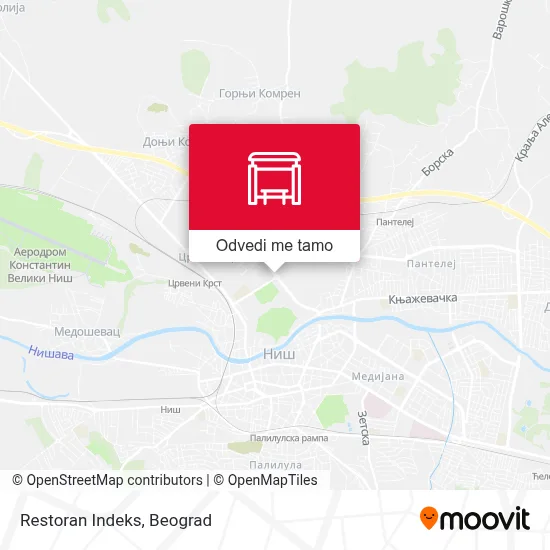 Restoran Indeks mapa