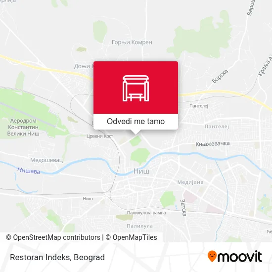 Restoran Indeks mapa