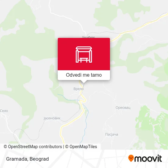 Gramada mapa