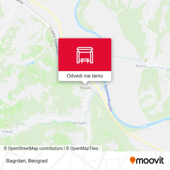 Bagrdan mapa