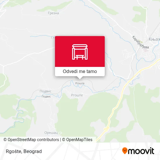 Rgošte mapa