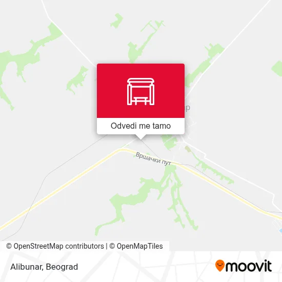 Alibunar mapa