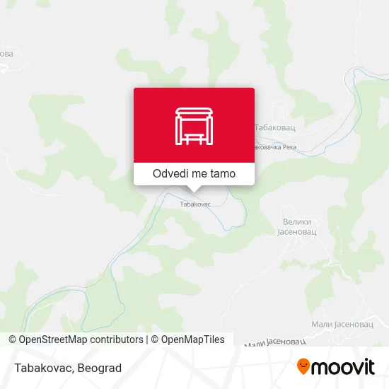 Tabakovac mapa