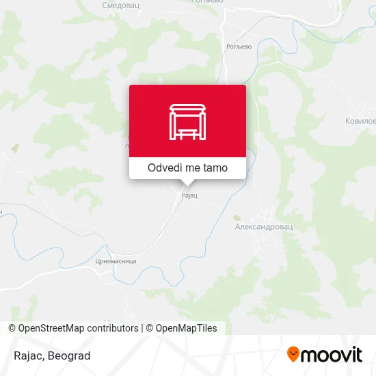 Rajac mapa