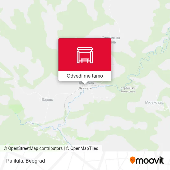 Palilula mapa