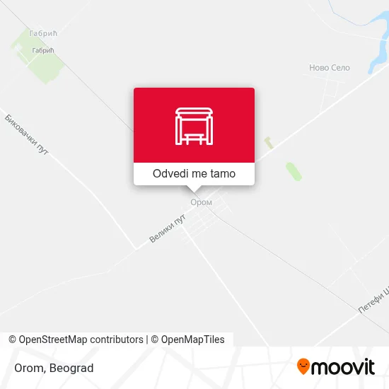 Orom mapa
