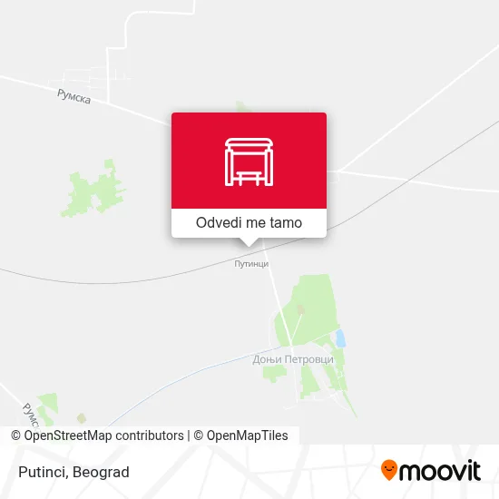 Putinci mapa