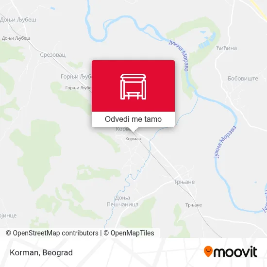 Korman mapa