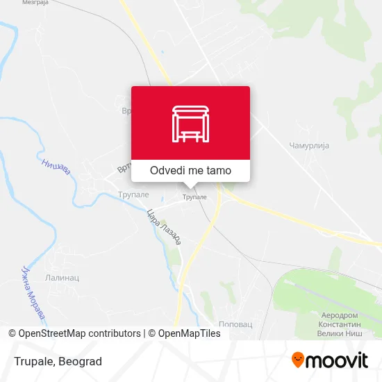 Trupale mapa