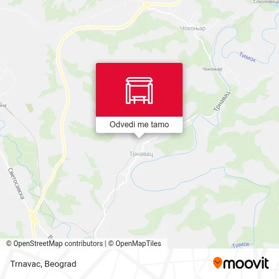 Trnavac mapa