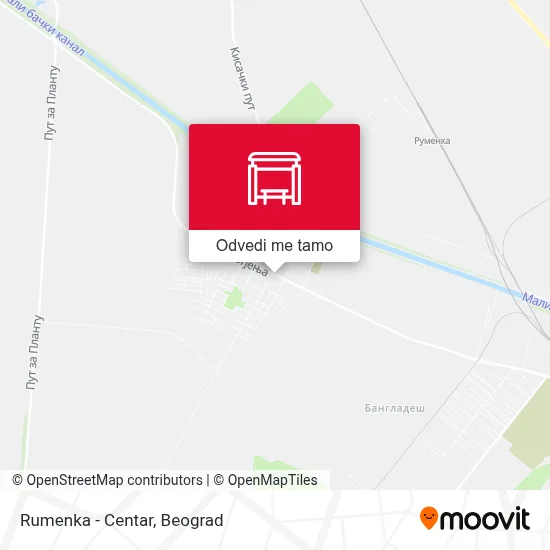 Rumenka - Centar mapa