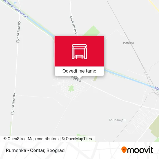 Rumenka - Centar mapa
