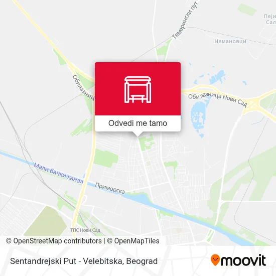 Sentandrejski Put - Velebitska mapa