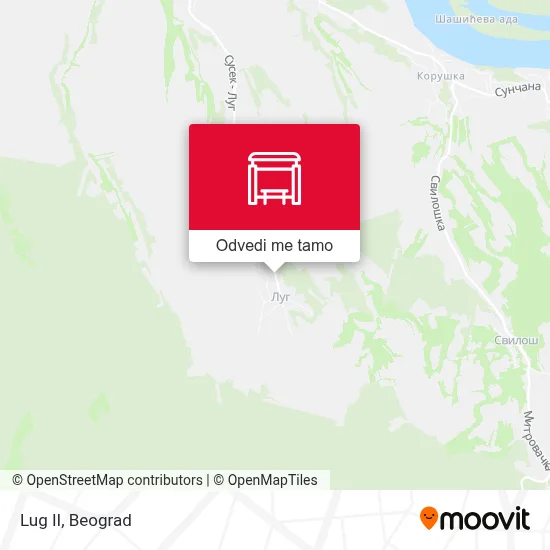 Lug II mapa